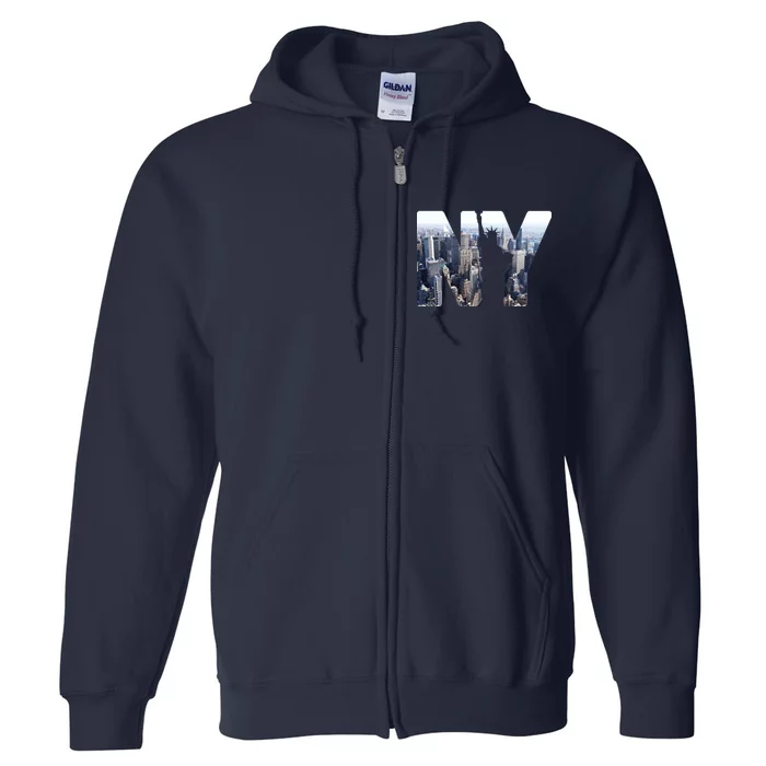 NY Statue Of Liberty Full Zip Hoodie