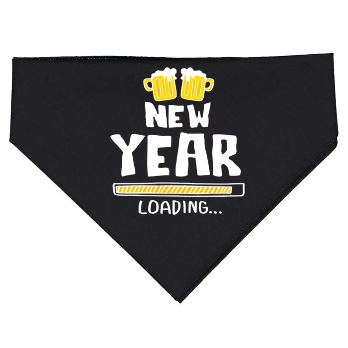 New Year 2020 Loading Beer Celebration New Years Eve Funny Gift USA-Made Doggie Bandana