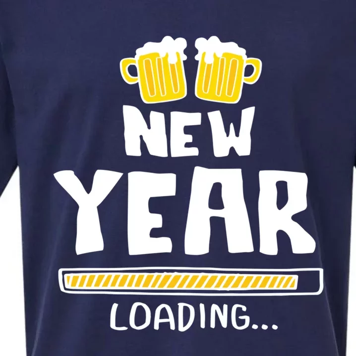 New Year 2020 Loading Beer Celebration New Years Eve Funny Gift Sueded Cloud Jersey T-Shirt