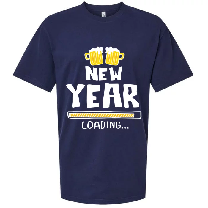 New Year 2020 Loading Beer Celebration New Years Eve Funny Gift Sueded Cloud Jersey T-Shirt