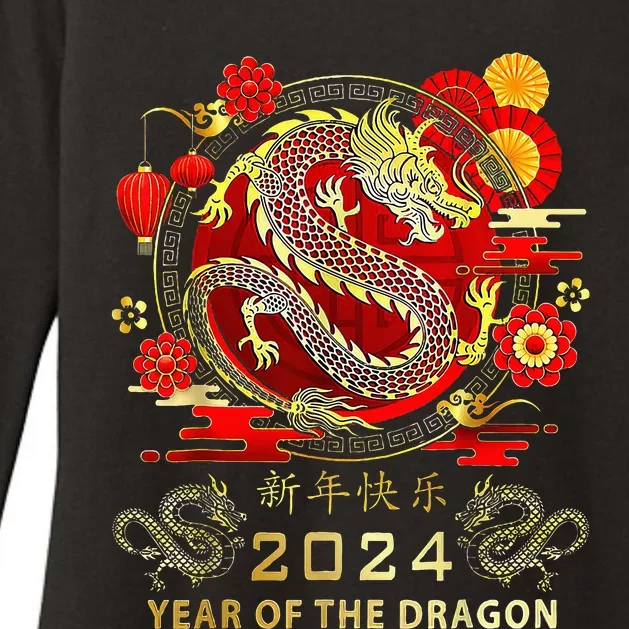 New Year 2024 Dragon Lunar New Year Year Of The Dragon Womens CVC Long Sleeve Shirt