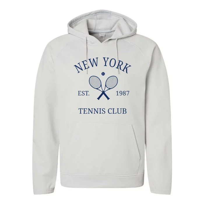 New York Athletics Tennis Club Racquet Prep Ny Performance Fleece Hoodie