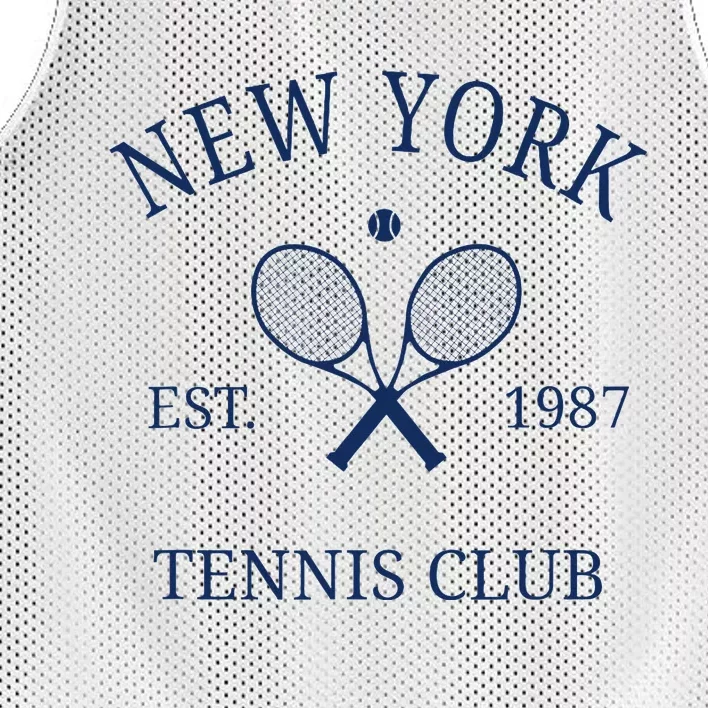 New York Athletics Tennis Club Racquet Prep Ny Mesh Reversible Basketball Jersey Tank