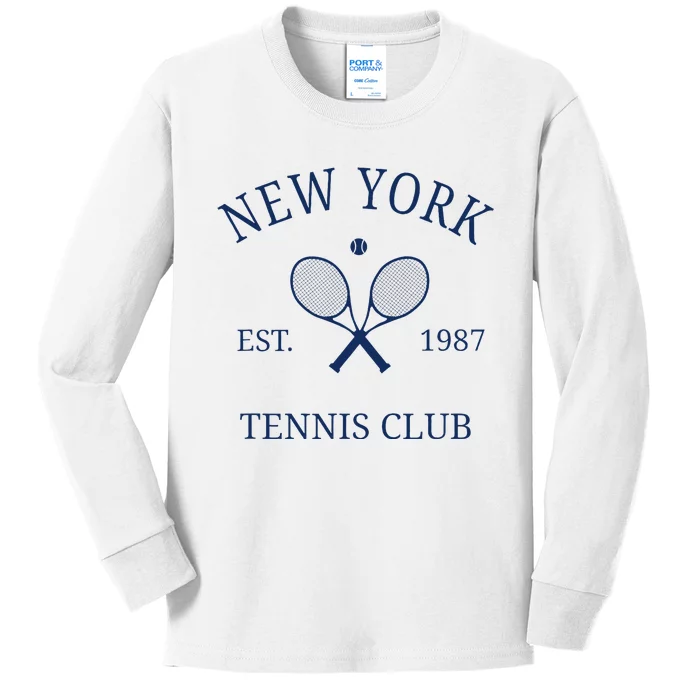 New York Athletics Tennis Club Racquet Prep Ny Kids Long Sleeve Shirt