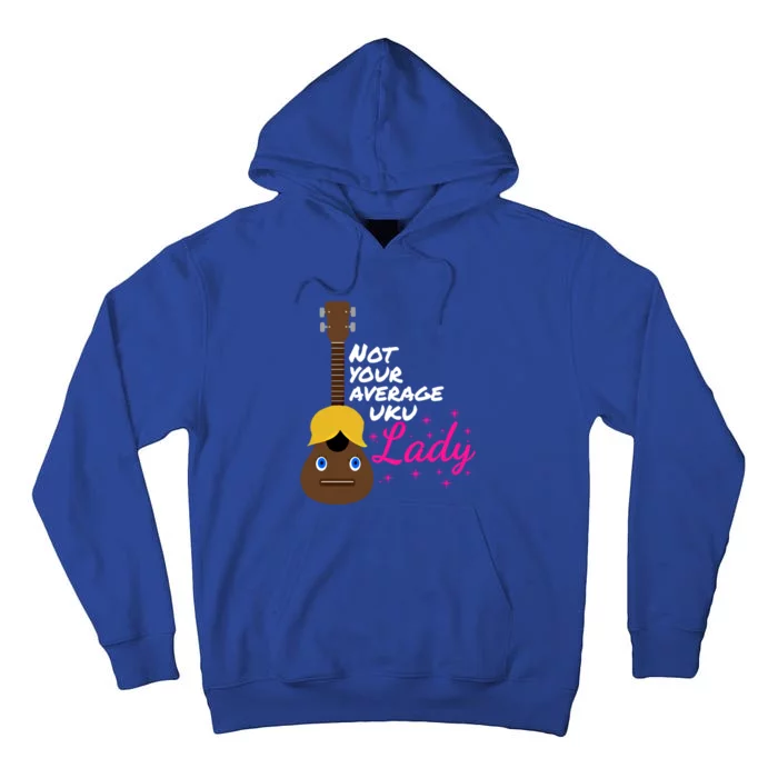 Not Your Average Ukulady Funny Ukulele Pun Gift Tall Hoodie