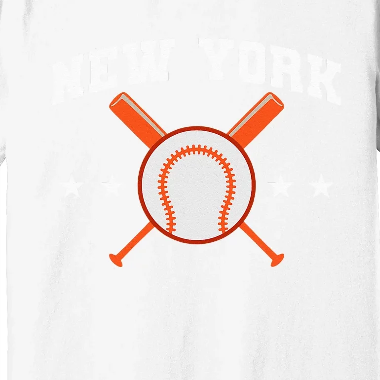 New York Baseball Fan Premium T-Shirt