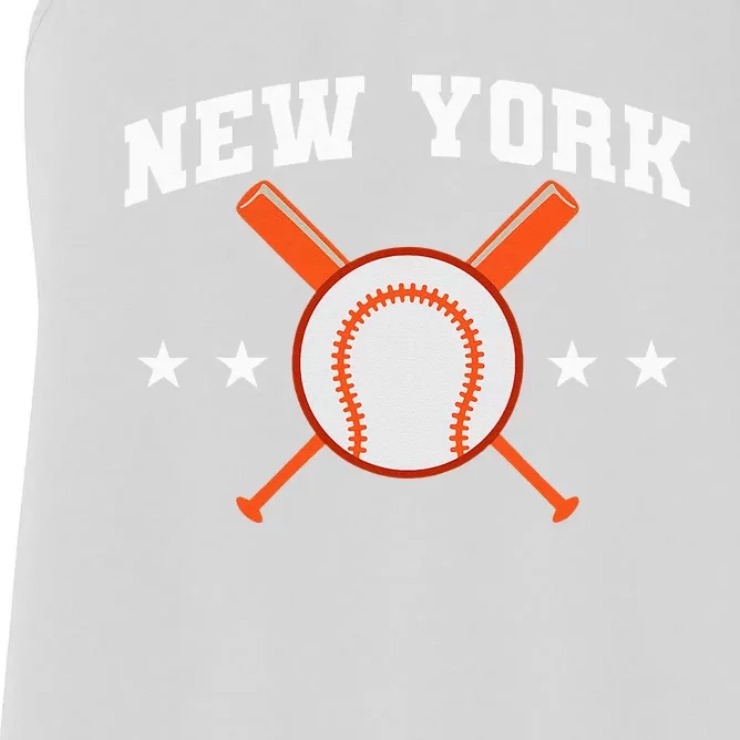 New York Baseball Fan Women's Racerback Tank