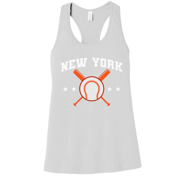 New York Baseball Fan Women's Racerback Tank