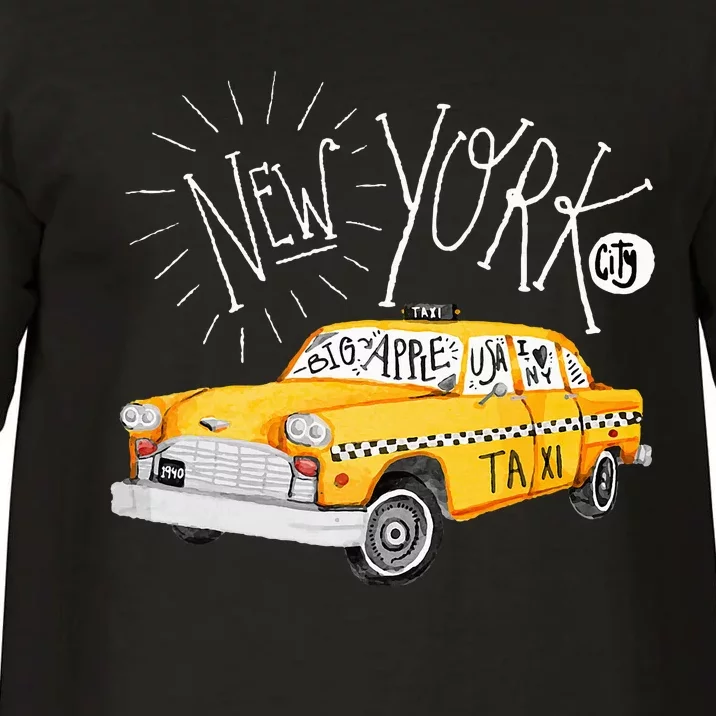 New York Big Apple Yellow Cab Taxi Comfort Colors T-Shirt