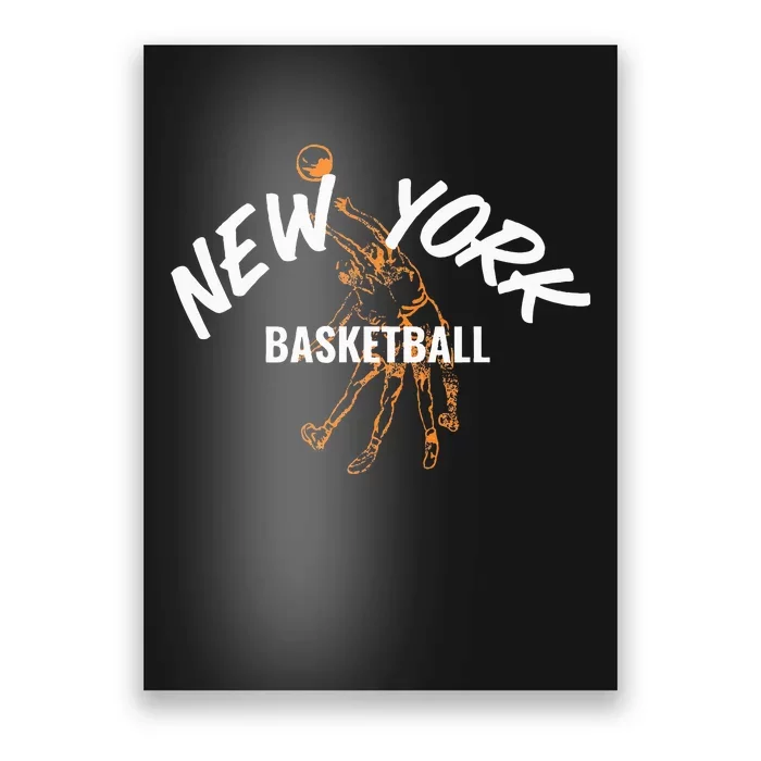 New York Basketball Jersey Poster