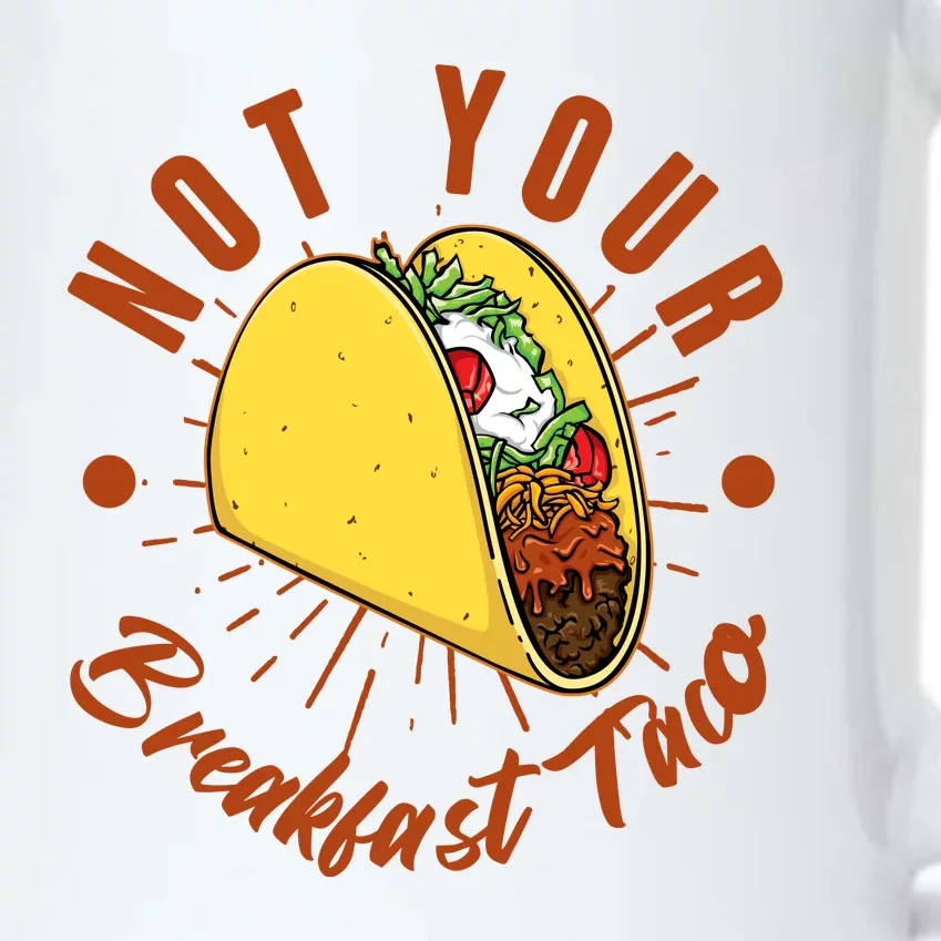 Not Your Breakfast Taco Black Color Changing Mug