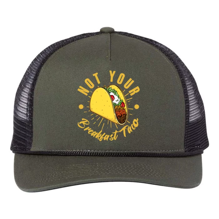 Not Your Breakfast Taco Retro Rope Trucker Hat Cap