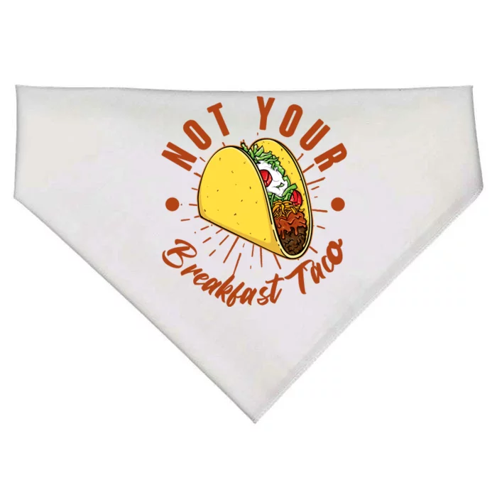 Not Your Breakfast Taco USA-Made Doggie Bandana