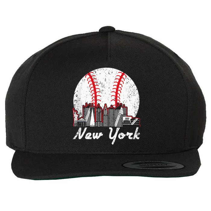 New York Baseball NY Wool Snapback Cap