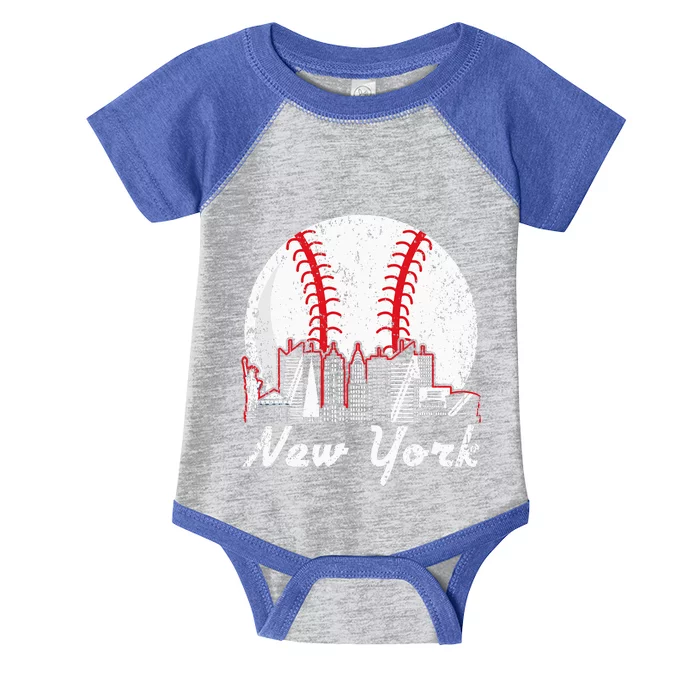 New York Baseball NY Infant Baby Jersey Bodysuit