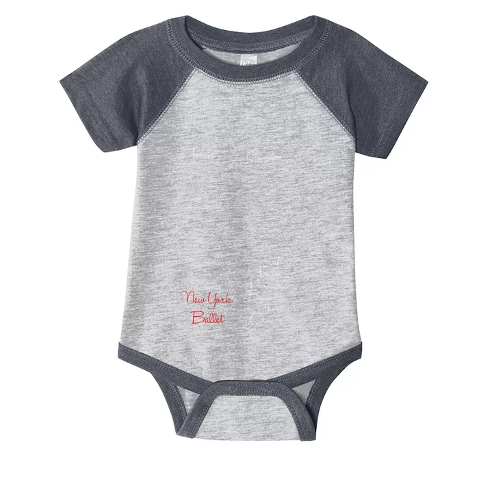 New York Ballet Pointe Shoe Infant Baby Jersey Bodysuit