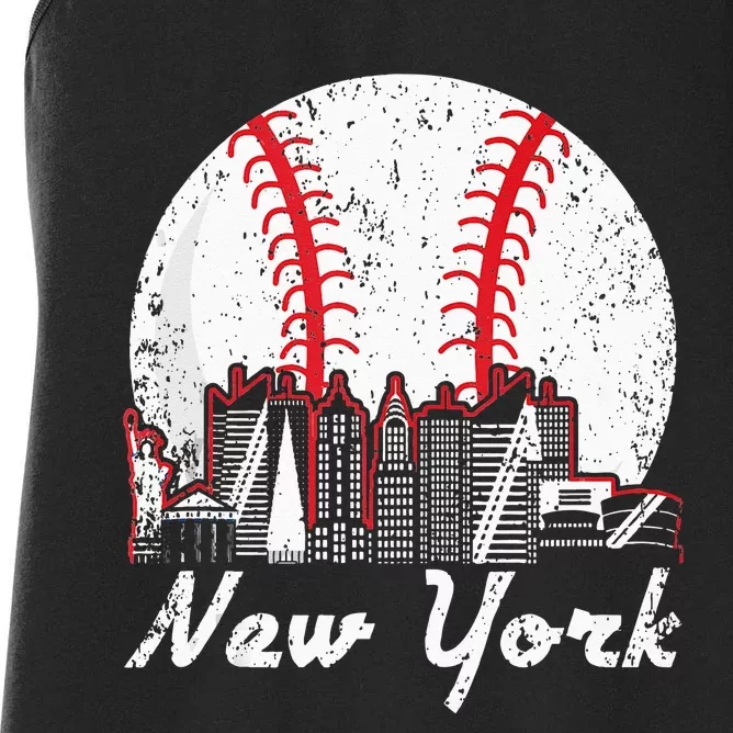 New York Baseball NY Women's Racerback Tank