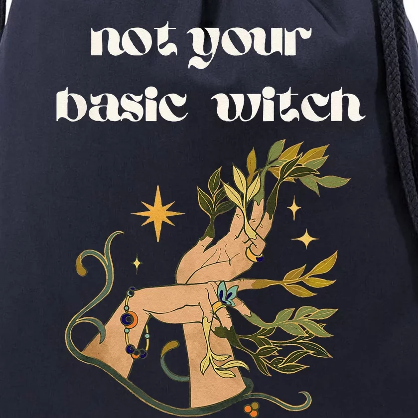 Not Your Basic Witch Drawstring Bag