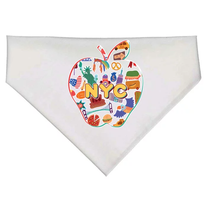 NYC Apple Doodle USA-Made Doggie Bandana