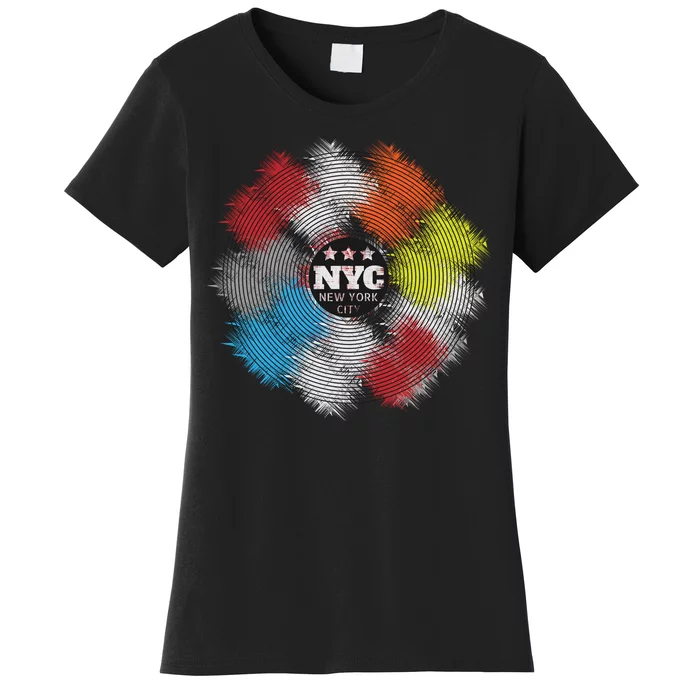 NYC New York City Vinyl Record Women's T-Shirt