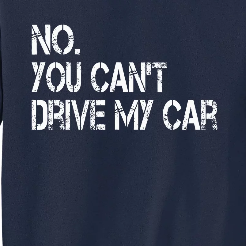 No You CanT Drive My Car Funny Car Guy Mechanic Garage Race Tall Sweatshirt