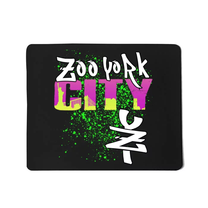 New York City Nyc 5 Boroughs Big Apple Skyline Zoo York Mousepad