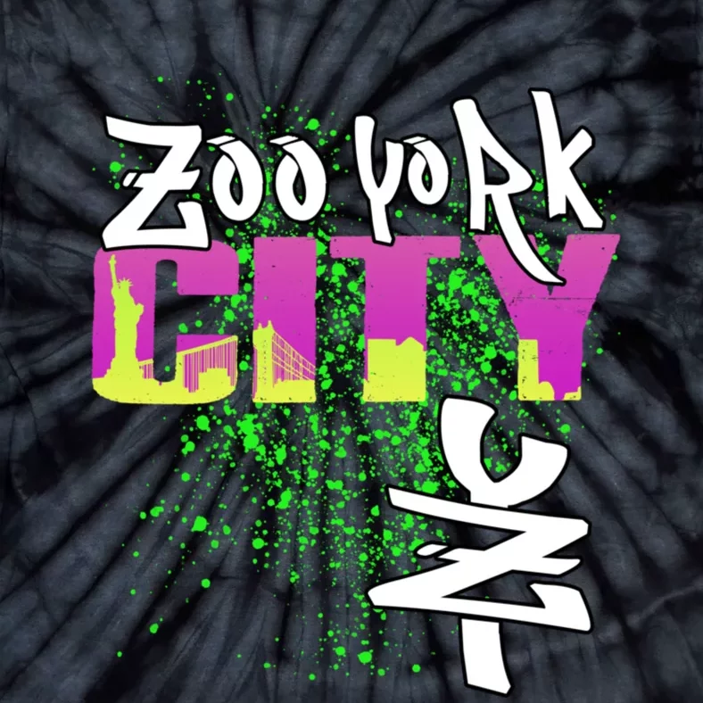 New York City Nyc 5 Boroughs Big Apple Skyline Zoo York Tie-Dye T-Shirt