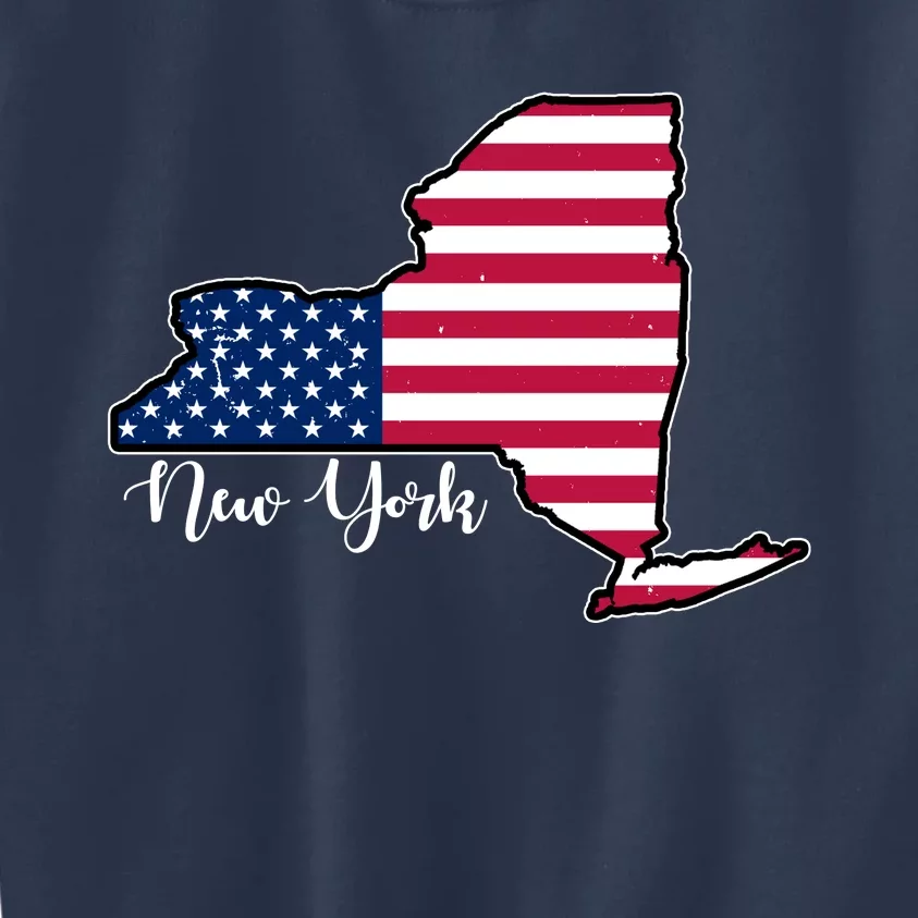 New York City United States Map Kids Sweatshirt