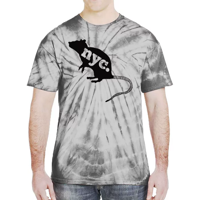 New York City Nyc Rat Logo Tie-Dye T-Shirt