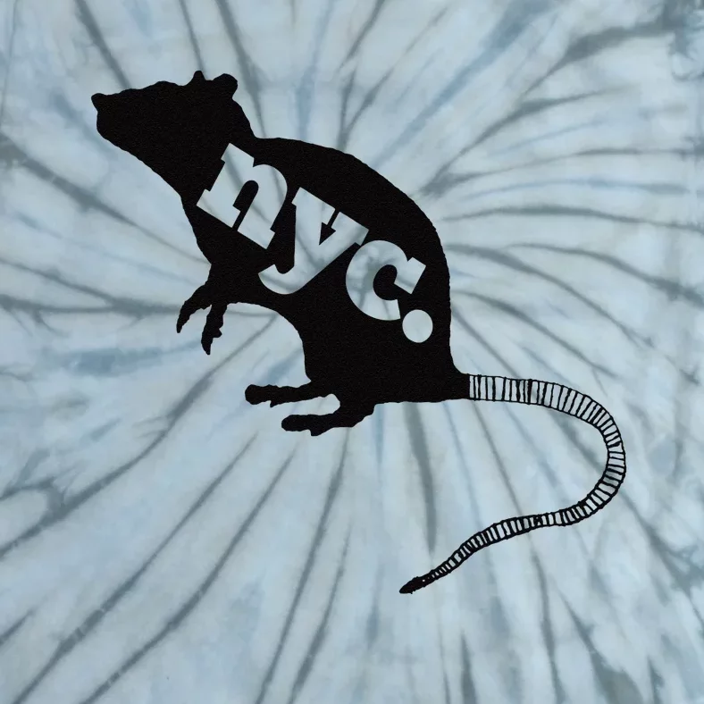 New York City Nyc Rat Logo Tie-Dye T-Shirt