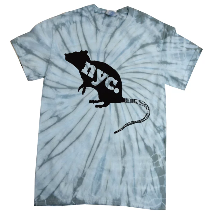 New York City Nyc Rat Logo Tie-Dye T-Shirt