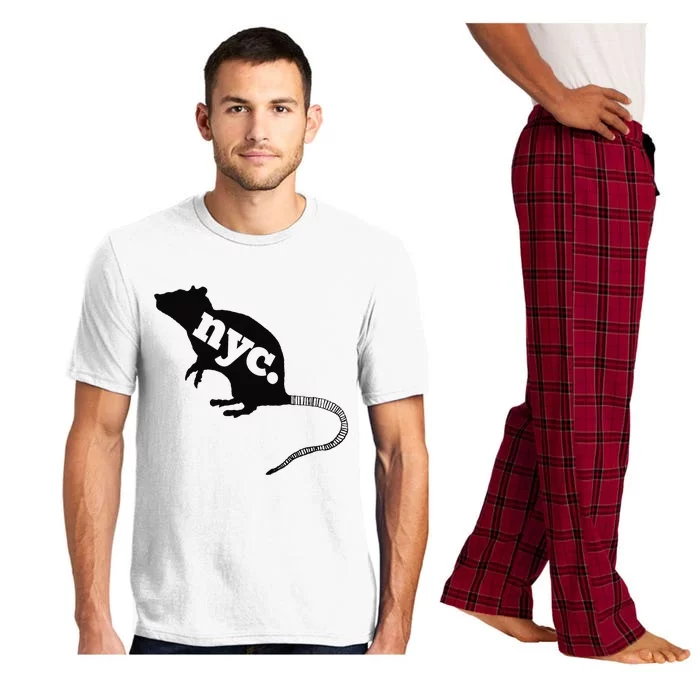 New York City Nyc Rat Logo Pajama Set