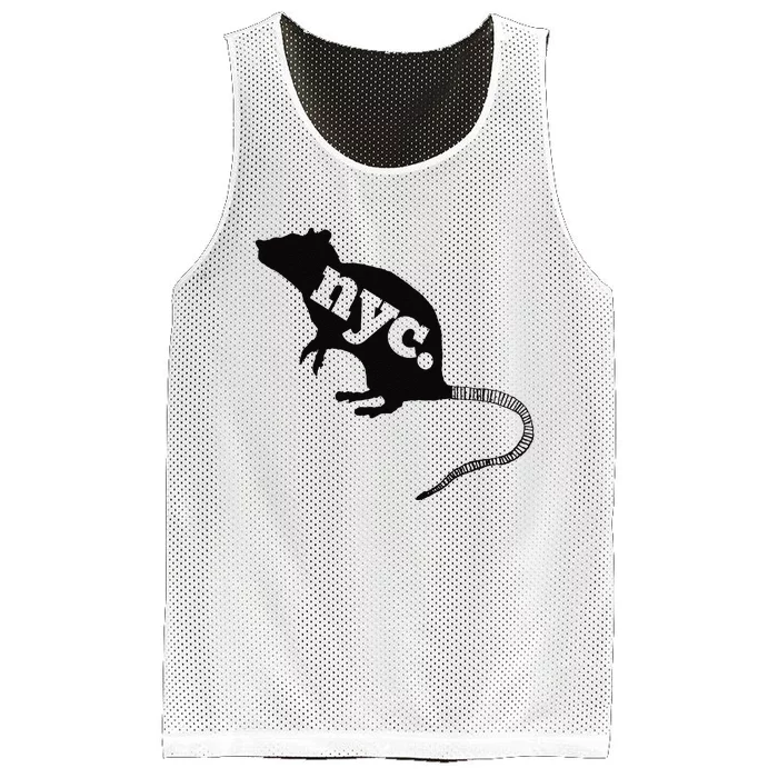 New York City Nyc Rat Logo Mesh Reversible Basketball Jersey Tank