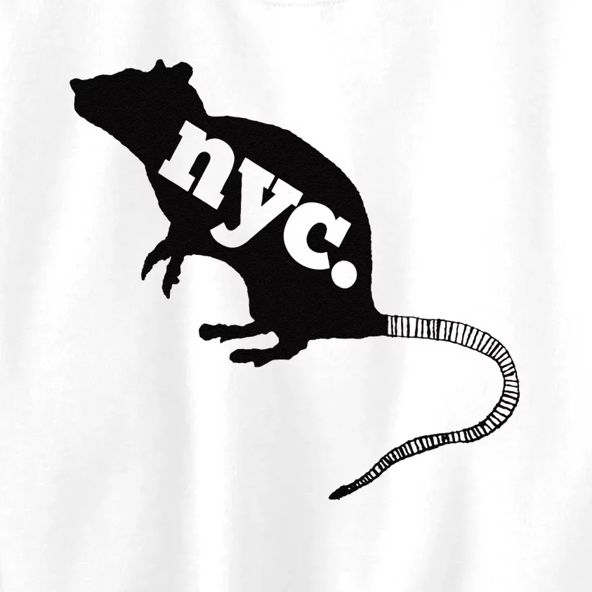 New York City Nyc Rat Logo Kids Sweatshirt