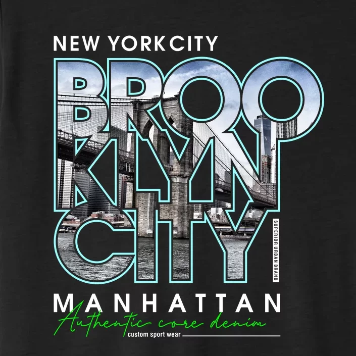 New York City Brooklyn Manhattan Authentic ChromaSoft Performance T-Shirt