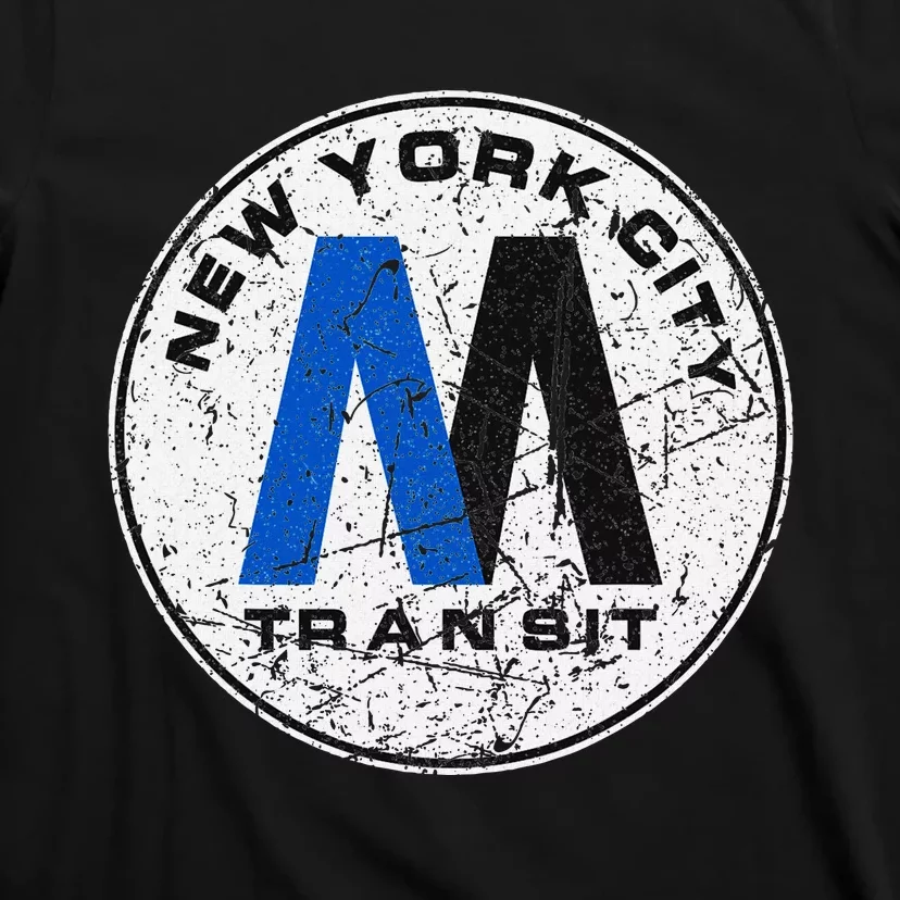 New York City Transit Mta Train Retro New York T-Shirt