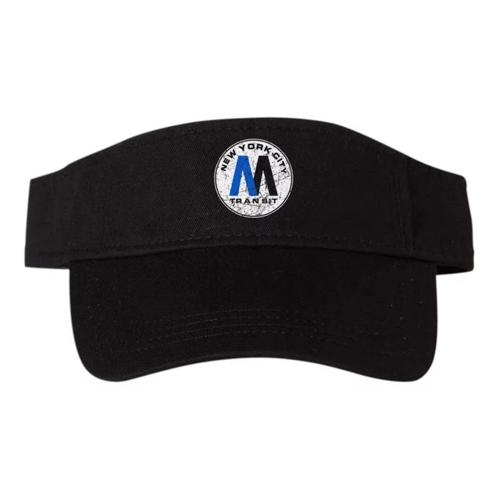 New York City Transit Mta Train Retro New York Valucap Bio-Washed Visor