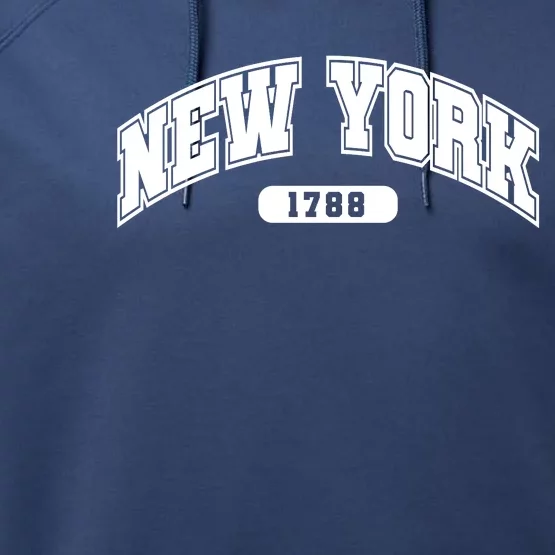 New York Collegiate Style 1788 Performance Fleece Hoodie