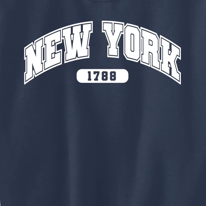 New York Collegiate Style 1788 Kids Sweatshirt