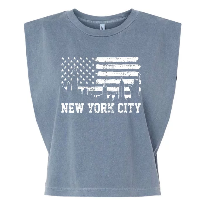 New York City Great Garment-Dyed Women's Muscle Tee