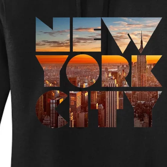 New York City Skyline Nyc Ny City Women's Pullover Hoodie