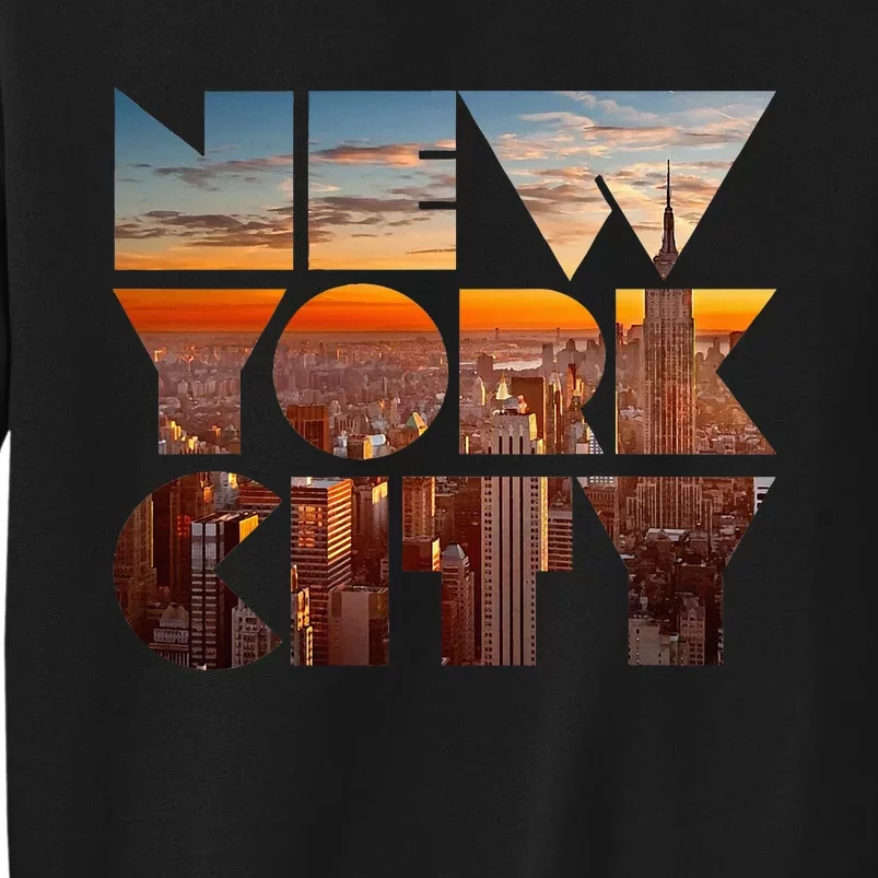 New York City Skyline Nyc Ny City Tall Sweatshirt