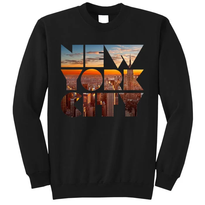 New York City Skyline Nyc Ny City Tall Sweatshirt