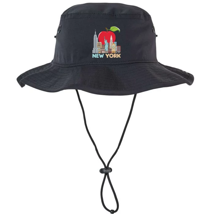 New York City Skyline Gift Big Apple State Souvenir Nyc Legacy Cool Fit Booney Bucket Hat