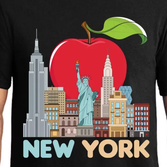 New York City Skyline Gift Big Apple State Souvenir Nyc Pajama Set