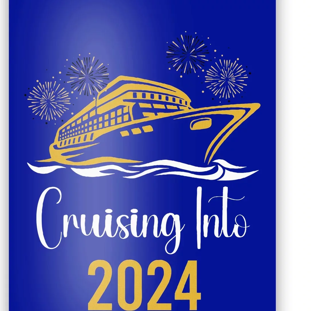 New Years Cruise 2024 Party Family Vacation Matching Poster