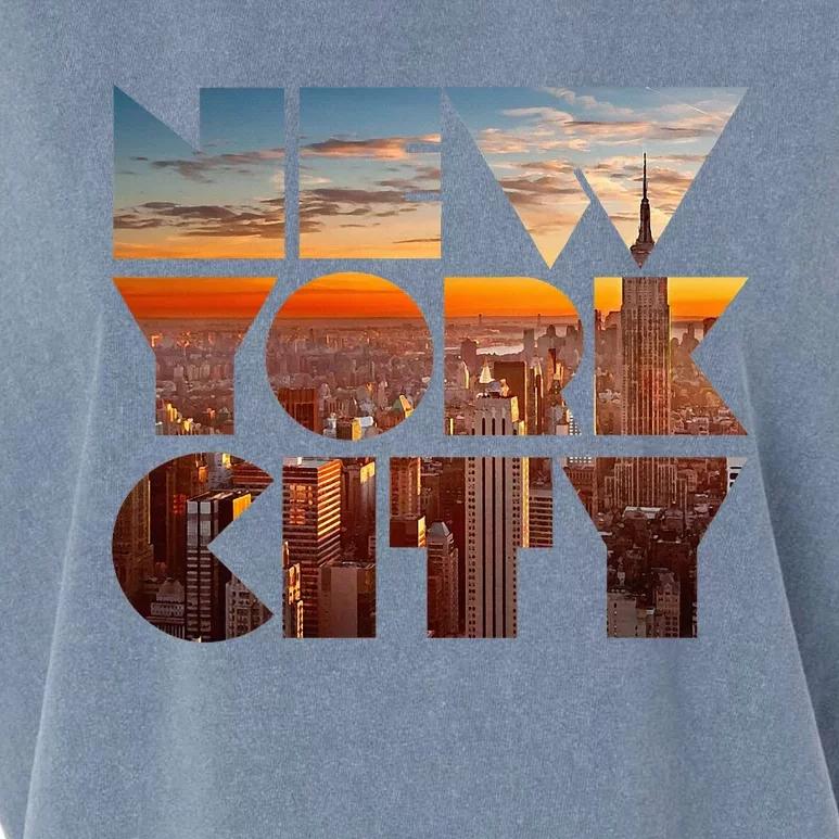 New York City Skyline Nyc Ny City Garment-Dyed Women's Muscle Tee