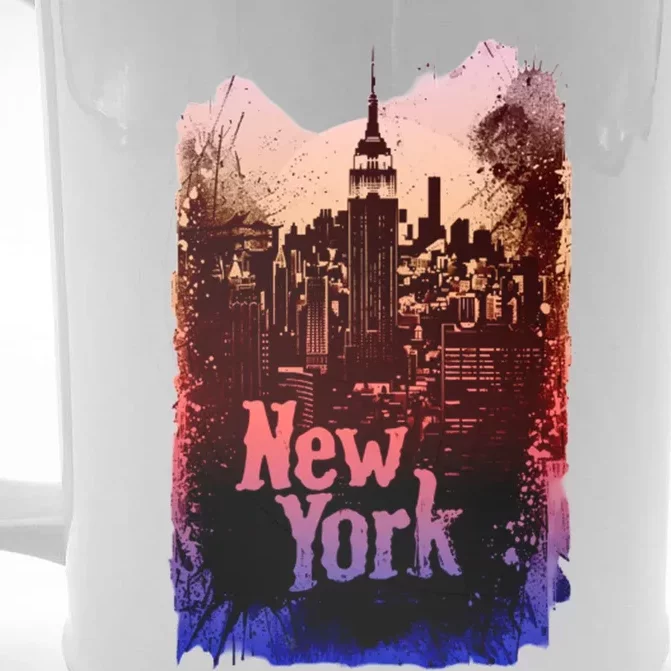 New York City Front & Back Beer Stein