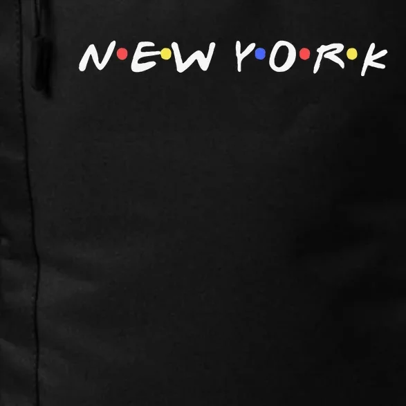 New York City Ny City Nyc Ny State Retro Style Daily Commute Backpack