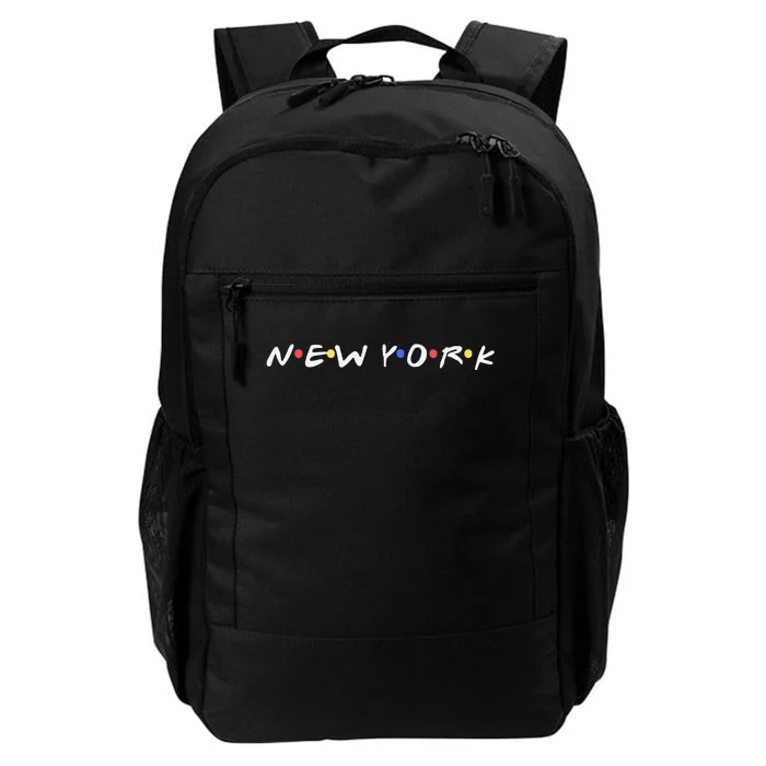 New York City Ny City Nyc Ny State Retro Style Daily Commute Backpack